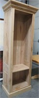 Unfinished Rustic Wood Cabinet