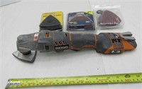 Ridgid 18V Multi-Tool W/Sanding Pads TOOL ONLY