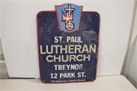 St. Pauls Lutheran Church Treynor Iowa sign