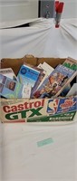 Box Of Vintage road Atlas maps