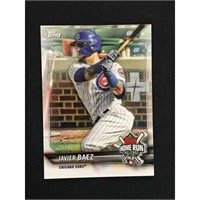 2021 Javier Baez Topps Prize Card Unscratched