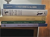 Group of bird books
