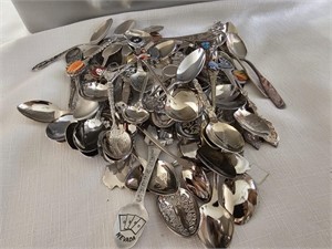Group of collector spoons