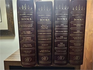 Group of Readers Digest books