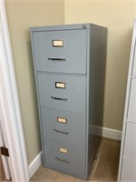 Heavy Metal Four Drawer File Cabinet #3
