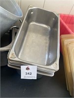 3 Stainless Steel insert pans