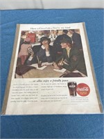 Vintage 1944 Coca-Cola magazine ad military women