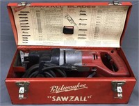 Milwaukee Saw-zall Corded With Metal Case, Blades