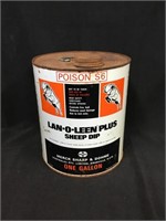 Lan-O-Leen Plus sheep dip gallon tin