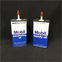 2 x Mobil handy oilers