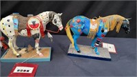 2 painted ponies war pony and blue medicine