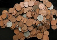 Lincoln Wheat Cents (approx. 240)