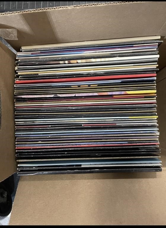 Box of laser discs