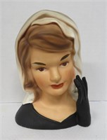 Inarco E1852 Cleve Ohio Jackie Mourning Head Vase