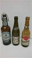 3 Old Collectible Beer Bottles