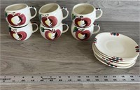 (6) Cups / Saucers
