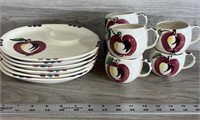 (6) Tea & Toast Sets / Cups