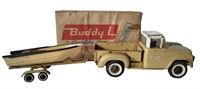 "BUDDY L" PICKUP TRUCK & BOAT TRAILER IN BOX
