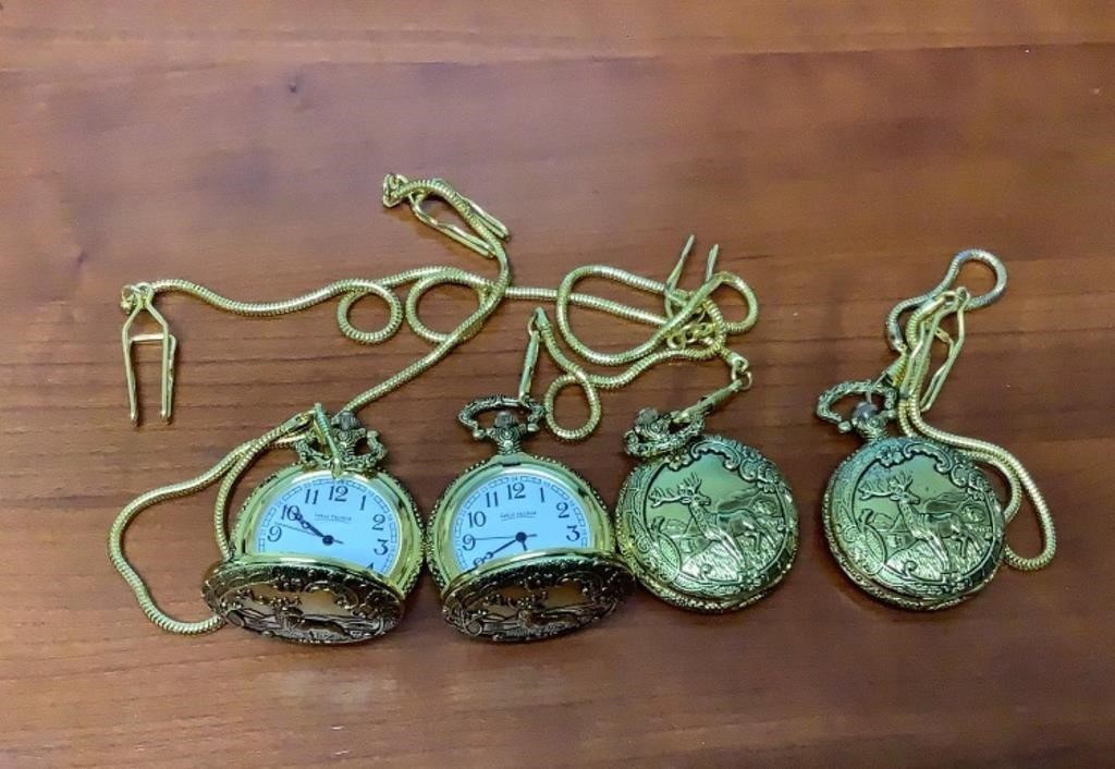 Lot of 4 New Pocketwatches
