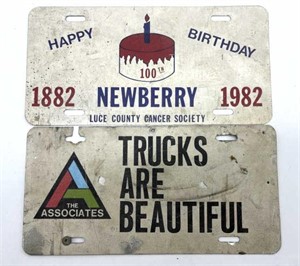 1982 Happy Birthday Newberry Luce County Cancer