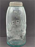 Teal HG The American Porcelain Lined Jar 333