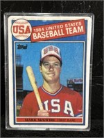 1984 Topps Mark McGwire Porcelain USA Card