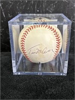 Tim McCarver Signed Baseball