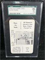 1936 S&S Game Card Floyd Young SGC NM 7.5