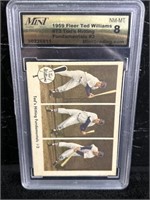 1959 Fleer Ted Williams Ted’s Hitting #73 NM MT 8