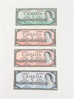 1954 CANADIAN PAPER MONEY