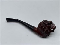 Lion Head Pipe, Marked BC (Butz-Choquin)