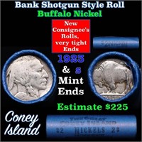 Buffalo Nickel Shotgun Roll in Old Bank Style 'Con