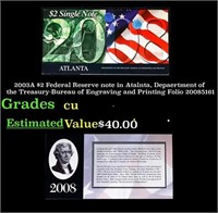 2003A $2 Federal Reserve note in Atalnta, Depaertm