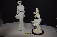 Two Lady Figurines. One Armani