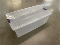 Clear tote