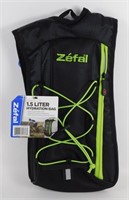* NEW Zefal 1.5 Liter Hydration Bag Backpack -