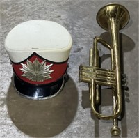 (LM) Champion Trumpet and Marching Band Hat