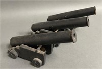 6" Wooden Hand Crafted Cannons