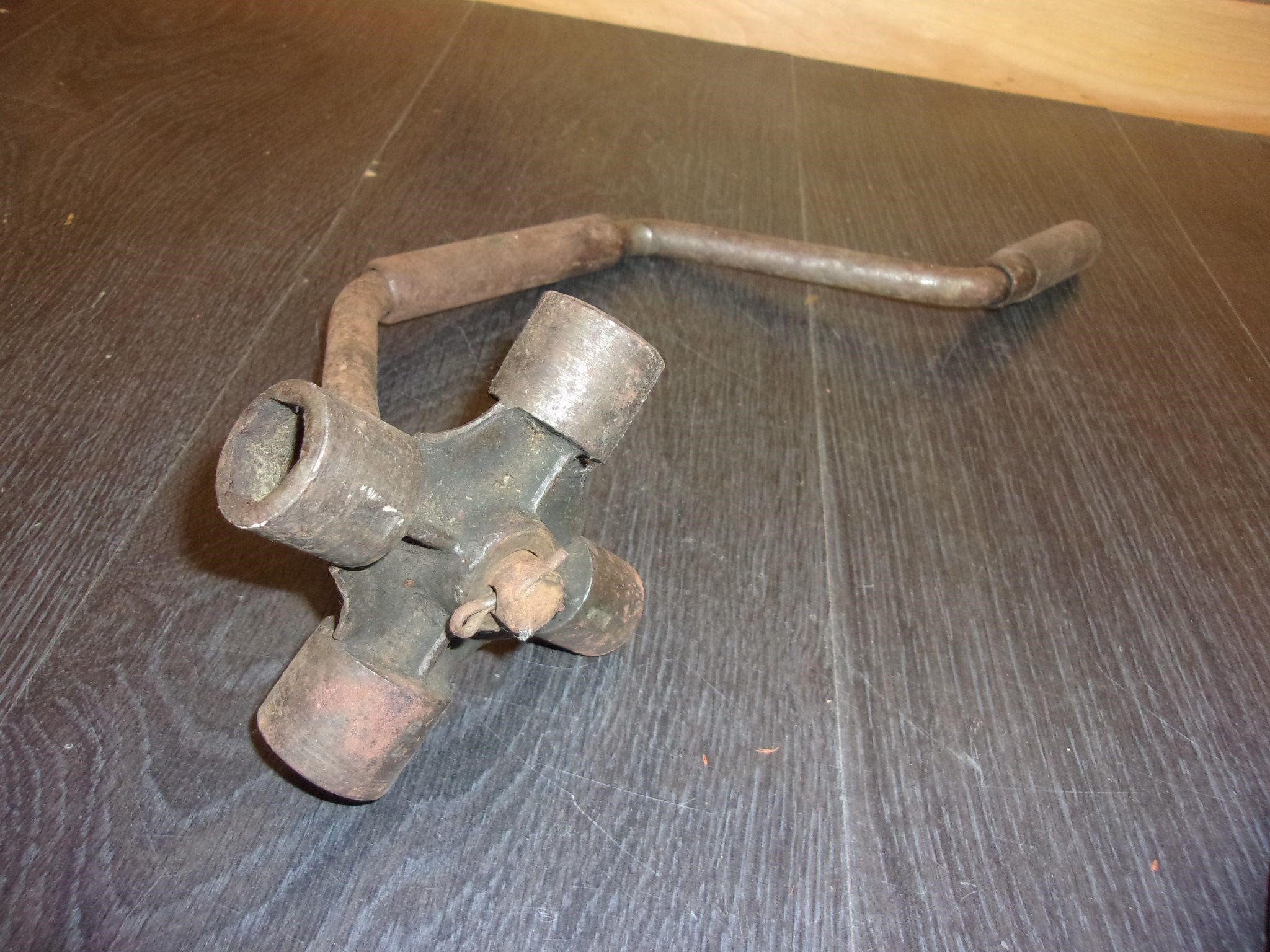 odd old lug nut wrench