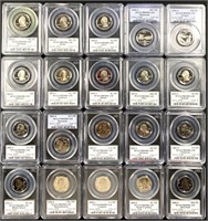 Collection of State PCGS Graded Quarters (20)
