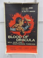 Blood of Dracula 1957 30" x 60" Movie Poster