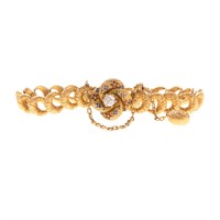 A Lady's Vintage Bracelet in 14K Gold