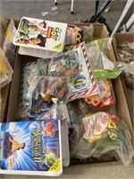 Flat of vintage McDonald’s happy meal toys