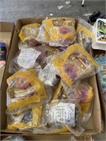 Flat of vintage McDonald happy meal toys