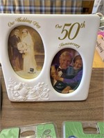 50th anniversary photo frame