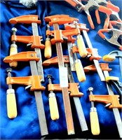 Lot Of Assorted 10" Clamps
