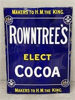ROWNTREE’S ELECT COCOA Enamel Sign