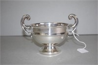Sterling silver twin handled bowl