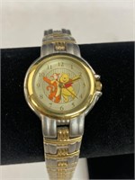 Disney Pooh and Tigger watch, two tone band, not