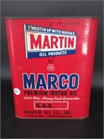 Marco Motor Oil - Martin 2 Gallon Can